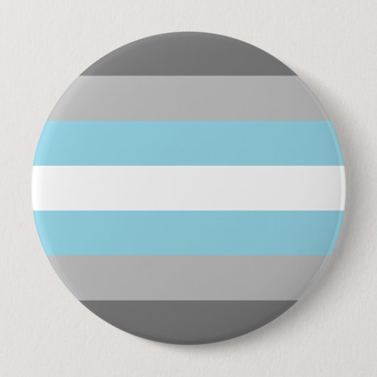 Badge Rond 10 Cm Drapeau de fierté demiboy (Devant)