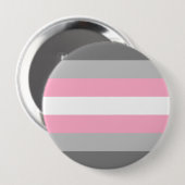 Badge Rond 10 Cm Drapeau de fierté demifille (Devant & derrière)