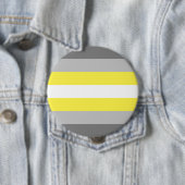 Badge Rond 10 Cm Drapeau de fierté demigender (En situation)