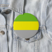 Badge Rond 10 Cm Drapeau de fierté lithromantique (En situation)