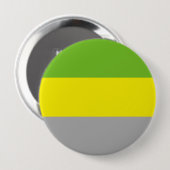 Badge Rond 10 Cm Drapeau de fierté lithromantique (Devant & derrière)