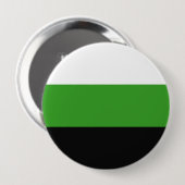 Badge Rond 10 Cm Drapeau de fierté Neutrois (Devant & derrière)