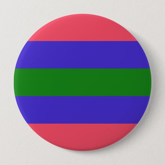 Badge Rond 10 Cm Drapeau de fierté trigender (Devant)