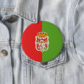 Badge Rond 10 Cm Drapeau de Grenade (En situation)