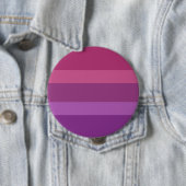 Badge Rond 10 Cm Drapeau de la fierté Aceflux (En situation)