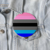 Badge Rond 10 Cm Drapeau de la fierté Ambonec (En situation)