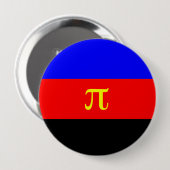 Badge Rond 10 Cm Drapeau de la Fierté polyamérale (Devant & derrière)