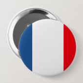 Badge Rond 10 Cm Drapeau de la Martinique (Devant & derrière)