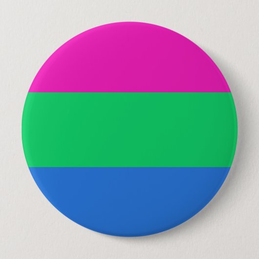Badge Rond 10 Cm Drapeau de la Pride (Devant)