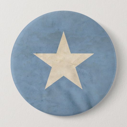 Badge Rond 10 Cm Drapeau de Somalie (Devant)