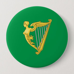 Badge Rond 10 Cm Drapeau républicain irlandais