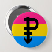 Badge Rond 10 Cm Drapeau transexuel (Devant & derrière)