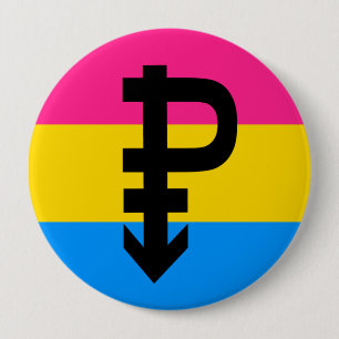 Badge Rond 10 Cm Drapeau transexuel