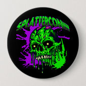 Badge Rond 10 Cm Dresden Fans SplatterCon (Devant)