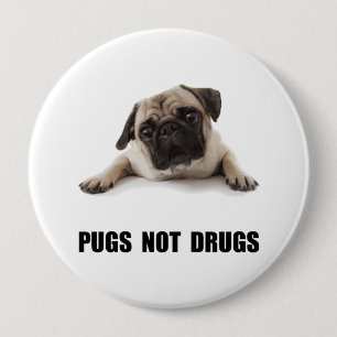 Badge Rond 10 Cm Drogues de carlins pas