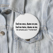 Badge Rond 10 Cm Dupez-moi une fois… (En situation)