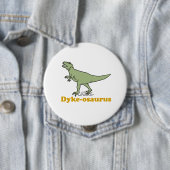 Badge Rond 10 Cm Dyke-osaure (En situation)