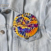 BADGE ROND 10 CM EAU DE LA RIVIÈRE (En situation)