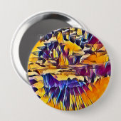 BADGE ROND 10 CM EAU DE LA RIVIÈRE (Devant & derrière)