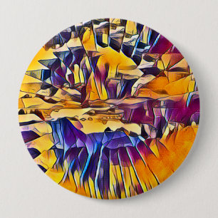 BADGE ROND 10 CM EAU DE LA RIVIÈRE