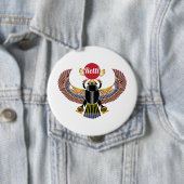 Badge Rond 10 Cm Écartez le symbole de l'éclaircissement partout (En situation)