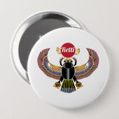 Badge Rond 10 Cm Écartez le symbole de l'éclaircissement partout (Devant & derrière)