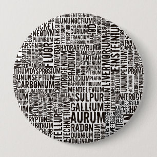 Badge Rond 10 Cm Éléments chimiques