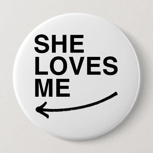 Badge Rond 10 Cm Elle m'aime .png (gauche) (Devant)