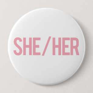 Badge Rond 10 Cm Elle/ses boutons