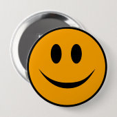 Badge Rond 10 Cm Emoji du visage souriant (Devant & derrière)