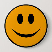 Badge Rond 10 Cm Emoji du visage souriant (Devant)