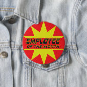Badge Rond 10 Cm Employé du mois (En situation)