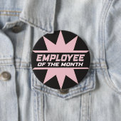 Badge Rond 10 Cm Employé du mois (En situation)