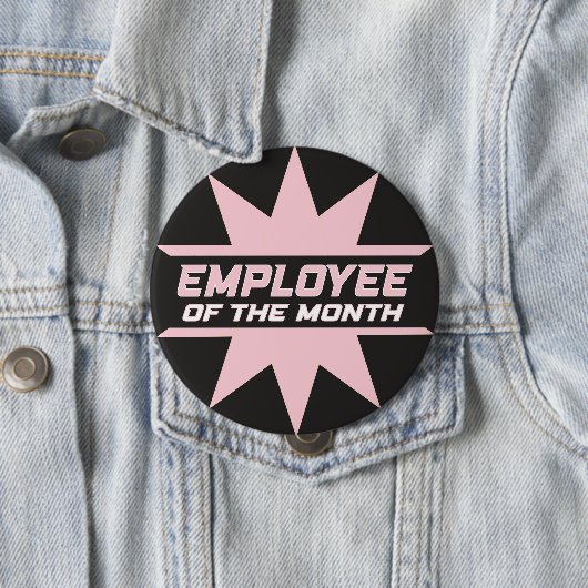 Badge Rond 10 Cm Employé du mois (En situation)