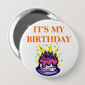 Badge Rond 10 Cm Enseignants Étudiants c’est mon anniversaire (Devant & derrière)