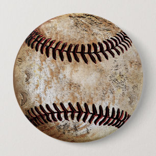 Badge Rond 10 Cm Épingles de baseball rustiques anciennes PAS CHER