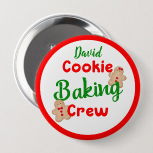 Badge Rond 10 Cm Équipe de cuisson de biscuits plaisir cuisine de f