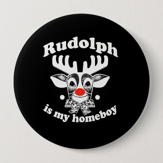 Badge Rond 10 Cm est mon Homeboy (Devant)