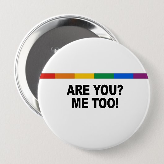 Badge Rond 10 Cm Êtes vous - imitation (Devant & derrière)