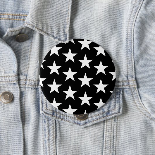 Badge Rond 10 Cm Étoiles Motif 11 (En situation)