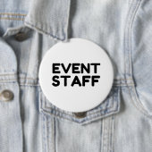 BADGE ROND 10 CM EVENT STAFF (En situation)