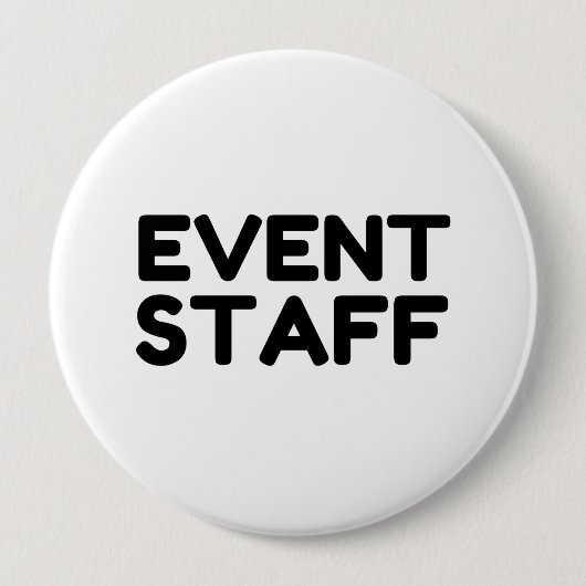 BADGE ROND 10 CM EVENT STAFF (Devant)
