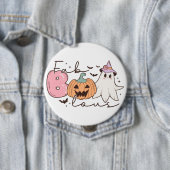 Badge Rond 10 Cm Fabuleux Halloween (En situation)