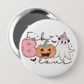 Badge Rond 10 Cm Fabuleux Halloween (Devant & derrière)