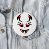 Badge Rond 10 Cm Face déplaisante (En situation)