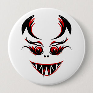 Badge Rond 10 Cm Face déplaisante