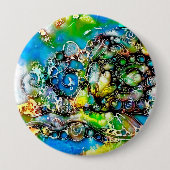 Badge Rond 10 Cm Façons De Vivre - Art Neurographique 7 (Devant)