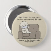 Badge Rond 10 Cm Fais Ta Part (Devant & derrière)