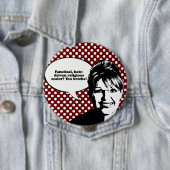 Badge Rond 10 Cm Fanatique fanatique - vous Betcha (En situation)
