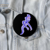 Badge Rond 10 Cm fantôme circulatoire (En situation)